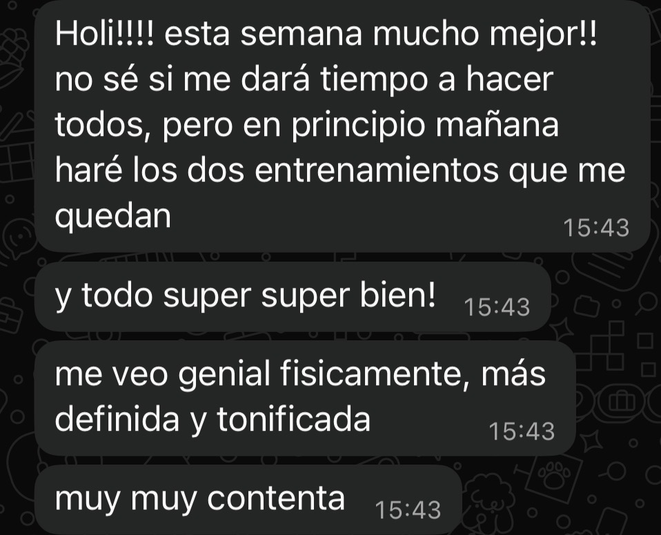 Definida y tonificada